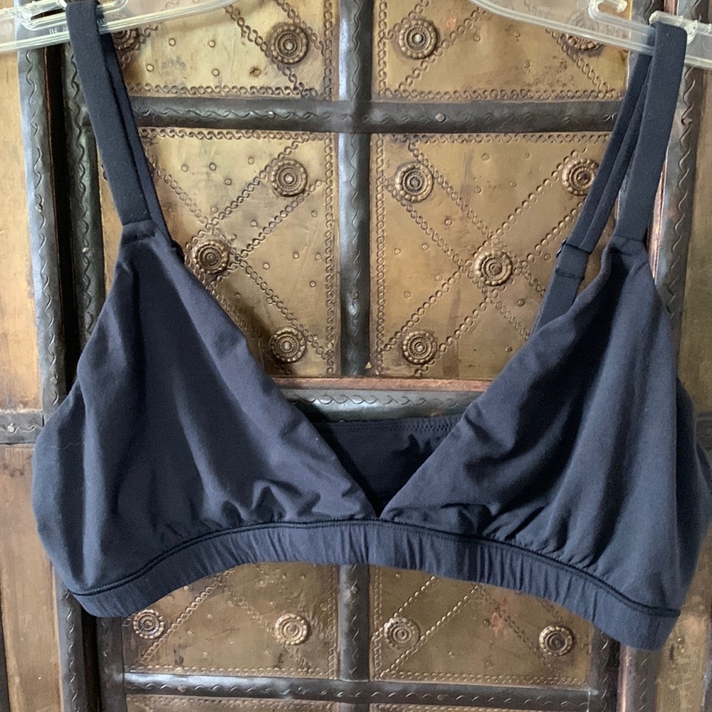 SKIMS Sz.L Lightly lined triangle bra, Black